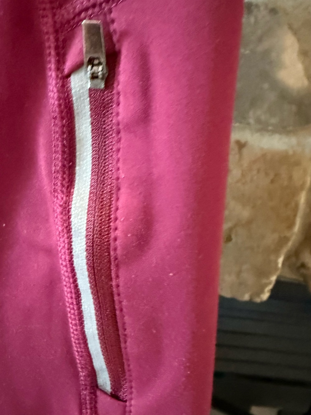 Women's Maroon Active Stretch Pants with Extra Warm Lining - Picture 4 of 6